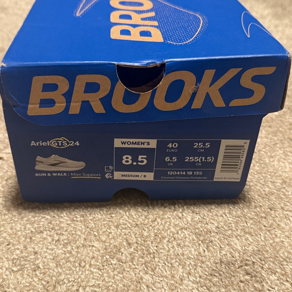 Brooks Women's Athletic Shoes - Coconut/Chateau/Portabella 8.5 - Picture 8 of 8